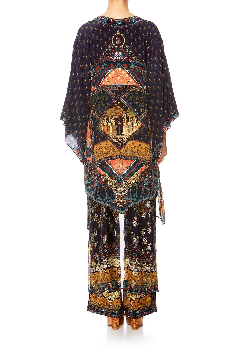 CAMILLA BLISS OF BOHEMIA KIMONO W LONG UNDERLAY