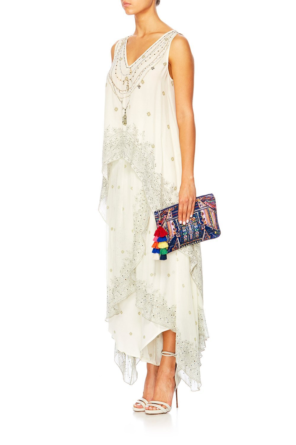 WHERE YOULL FIND ME SMALL CANVAS CLUTCH