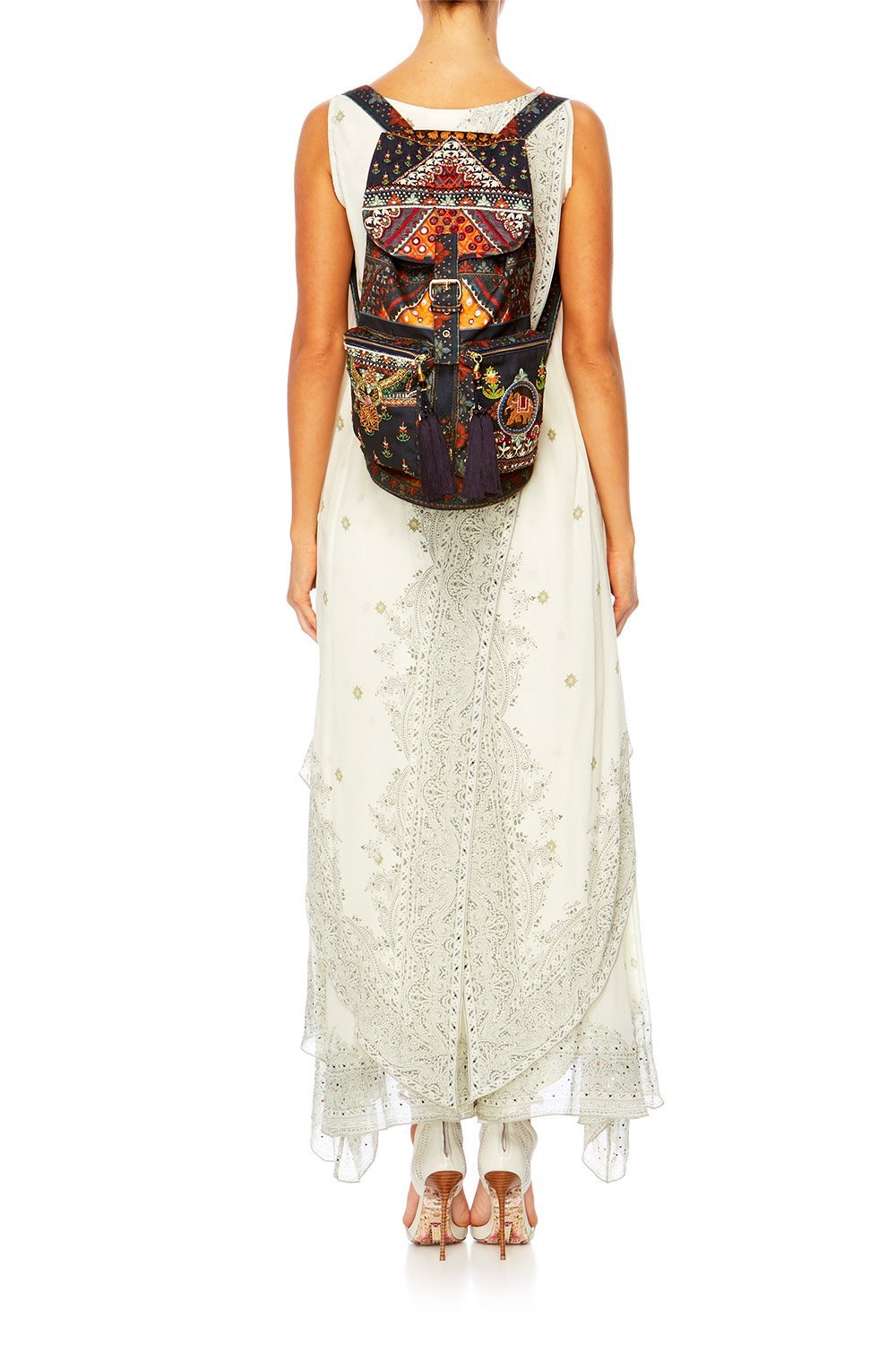 BLISS OF BOHEMIA EMBELLISHED BACKPACK