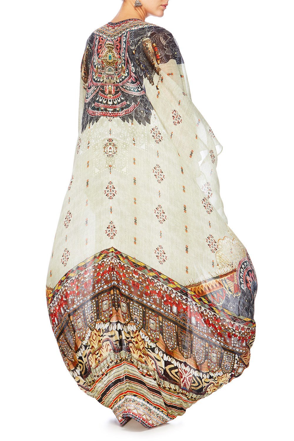 THE CARAVAN LONG SLEEVE LONG CAPE