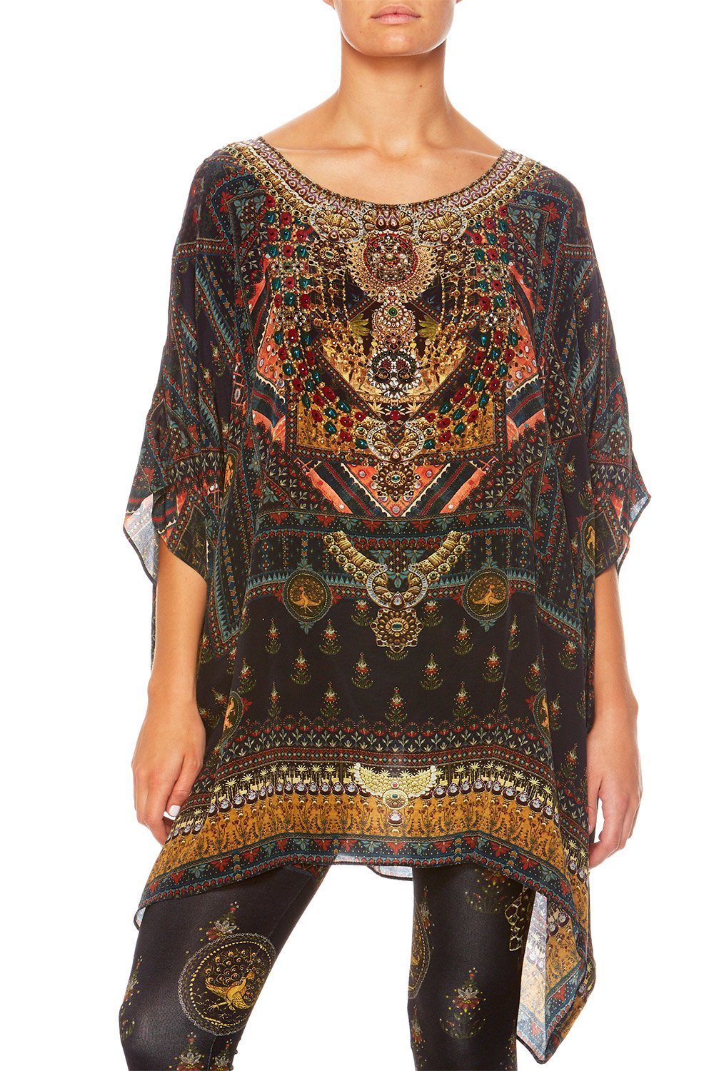 BLISS OF BOHEMIA SHORT ROUND NECK KAFTAN