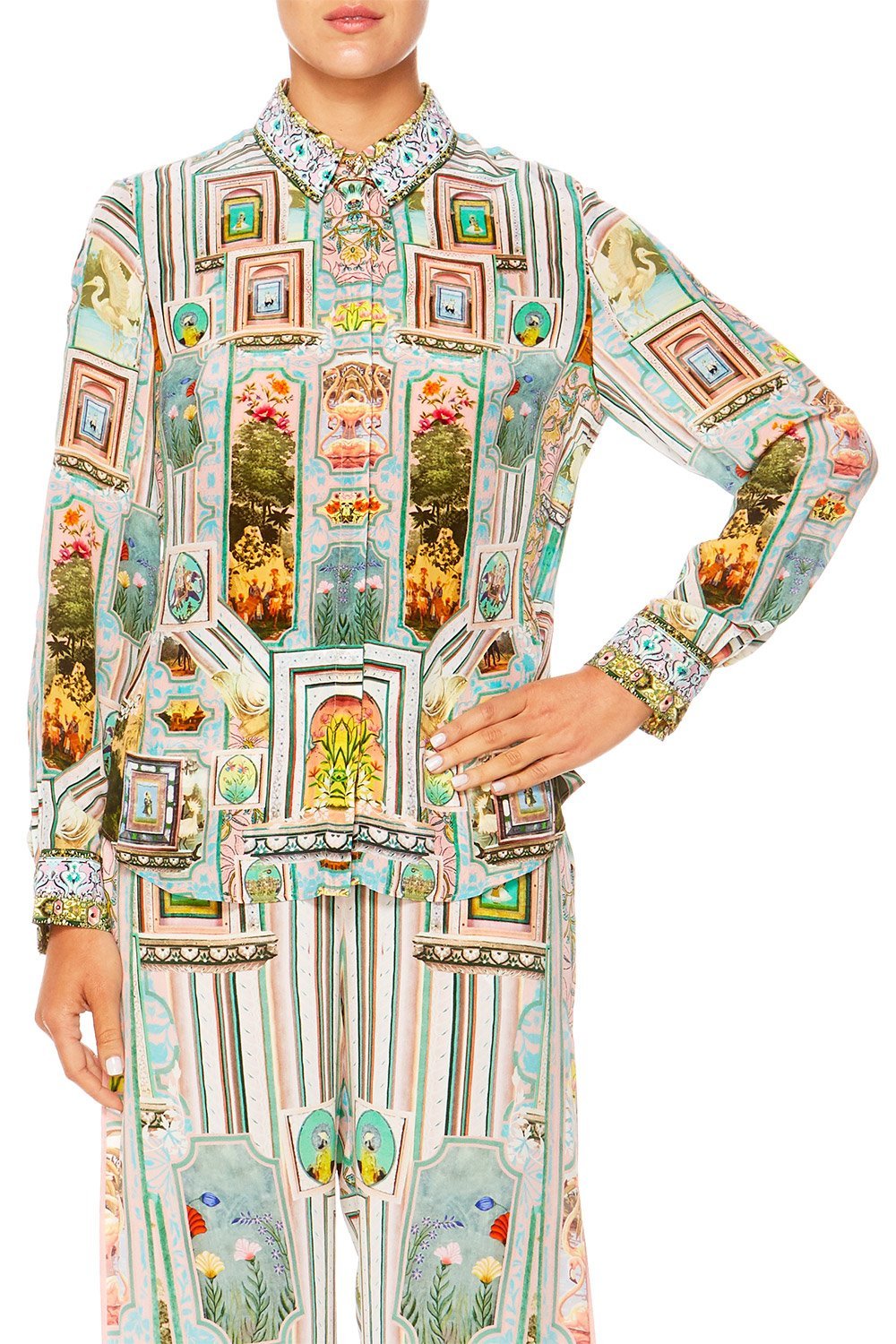MATRIARCH MUSINGS SLIM FIT LONG SLEEVE SHIRT