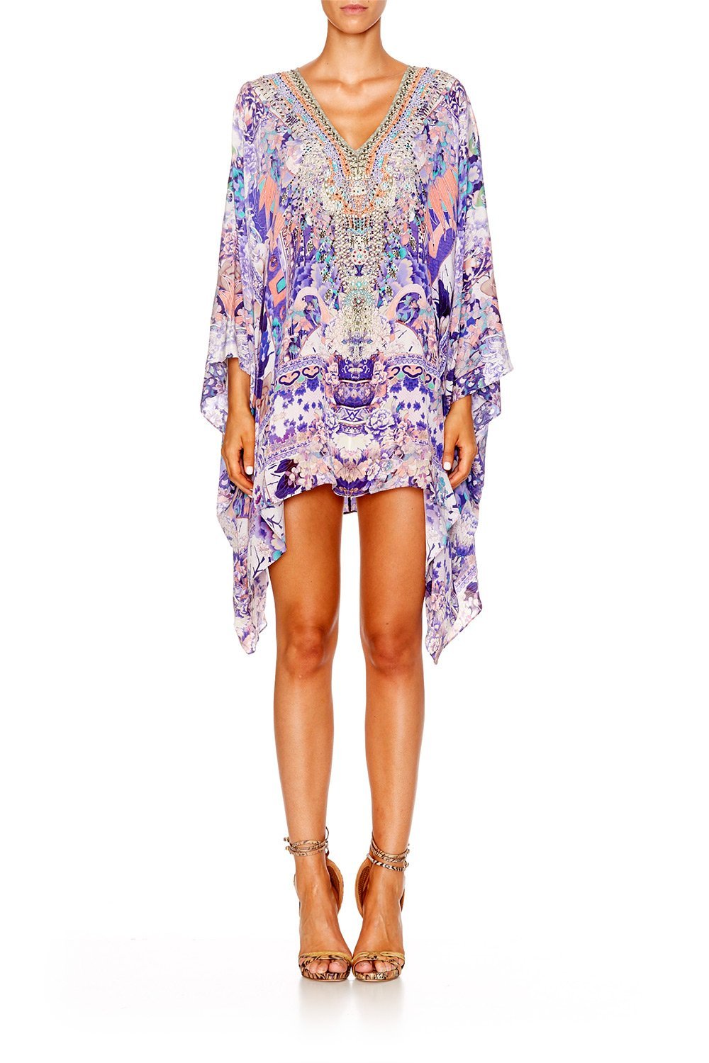 STILL LIFE SPLIT SHOULDER SHORT KAFTAN