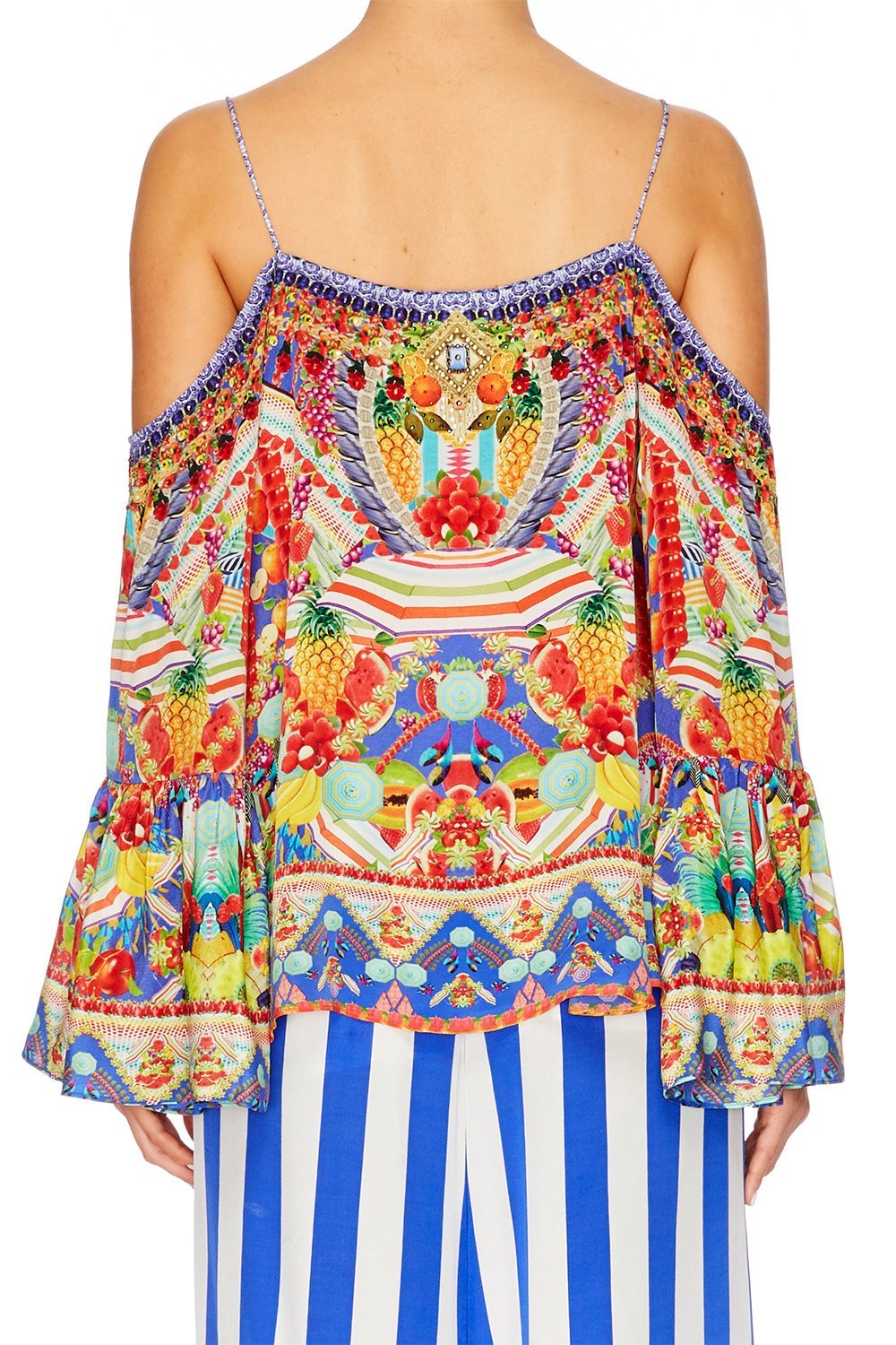 RIO RIOT DROP SHOULDER TOP