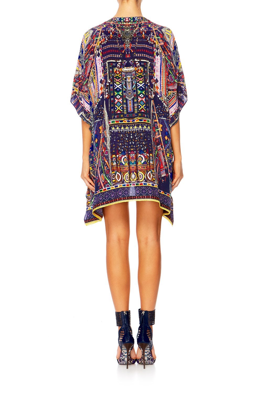 WHERE YOULL FIND ME SHORT LACE UP KAFTAN