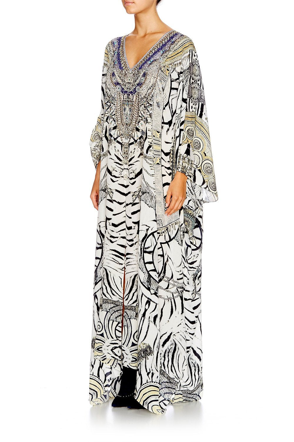 WILD BELLE SPLIT FRONT & SLEEVE KAFTAN