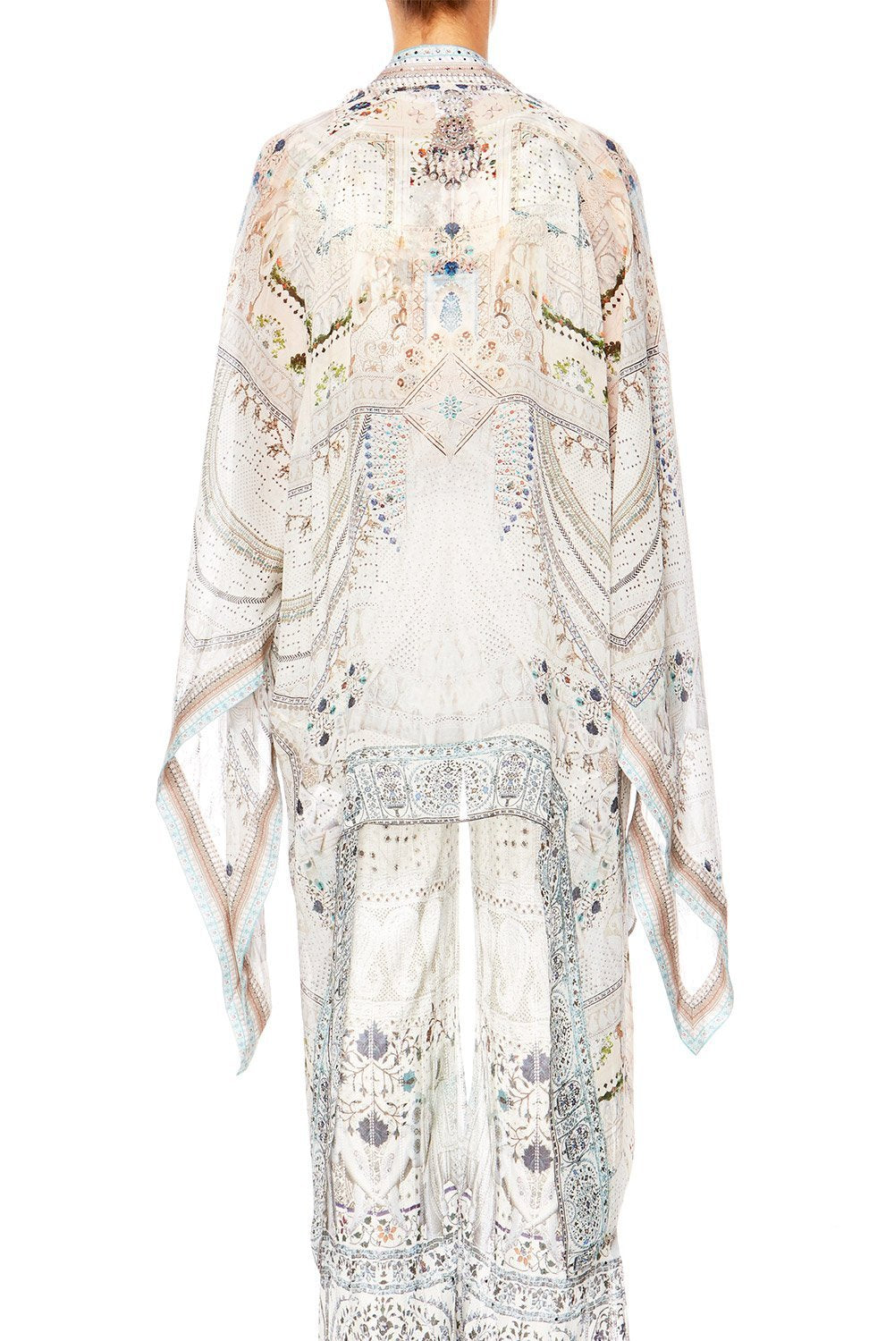 BREAKFAST WITH SILVIA LONG DRAPED ROBE