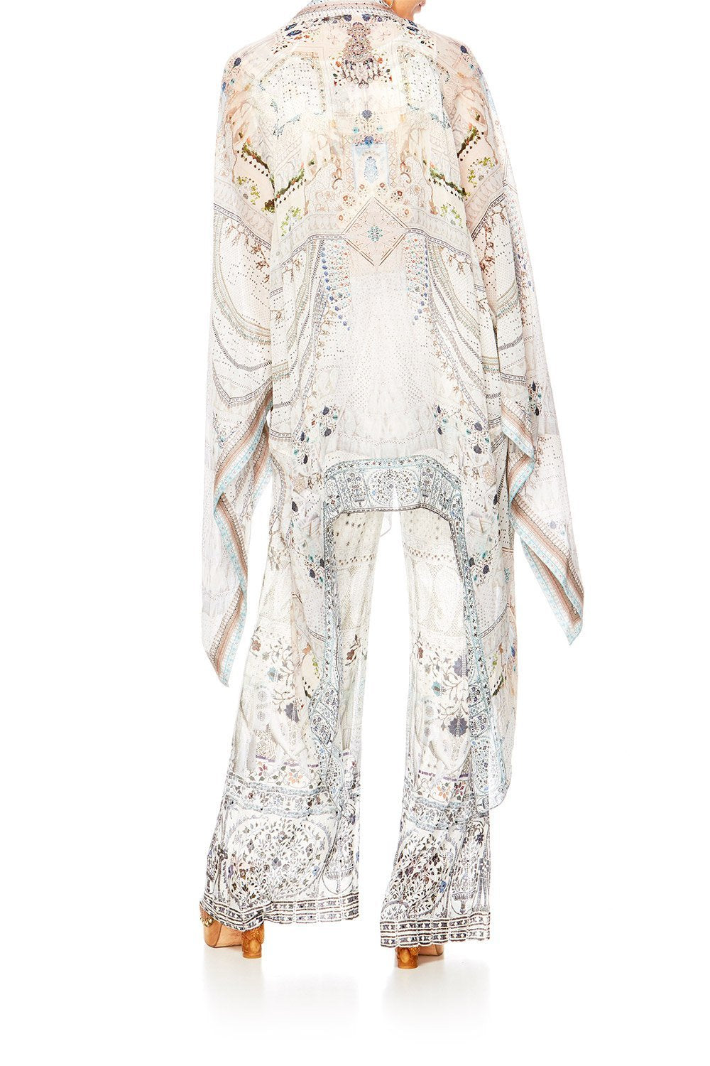 BREAKFAST WITH SILVIA LONG DRAPED ROBE