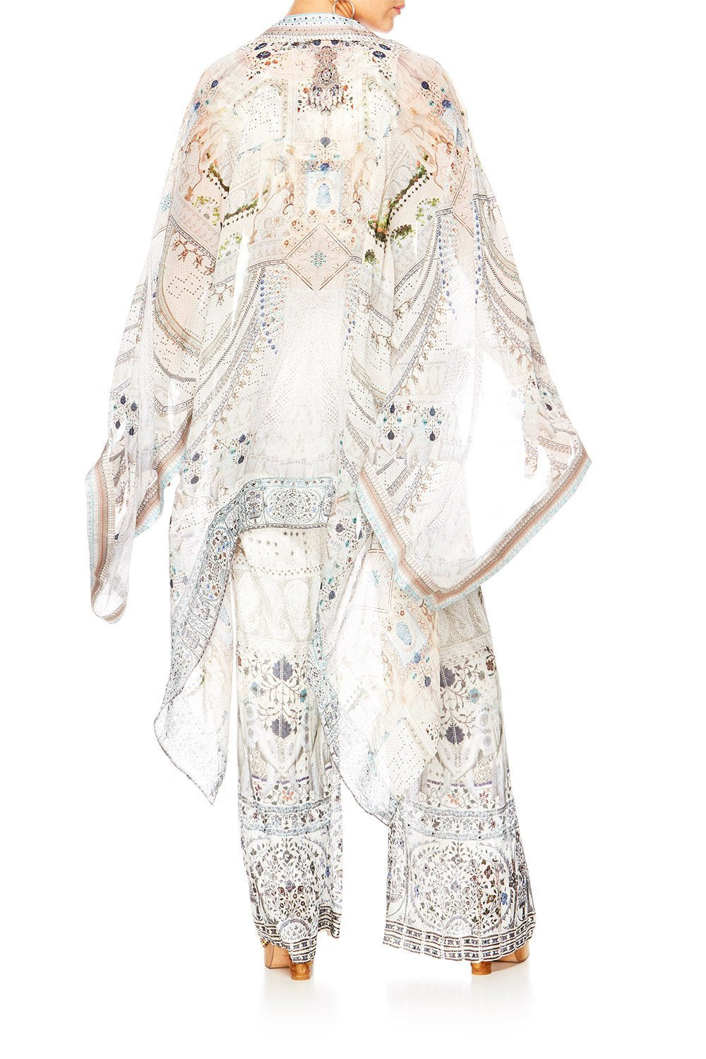 BREAKFAST WITH SILVIA LONG DRAPED ROBE