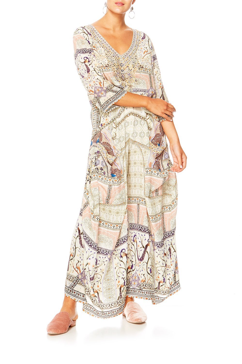 MAMA BAKSHI V-NECK OVERSIZED BLOUSE