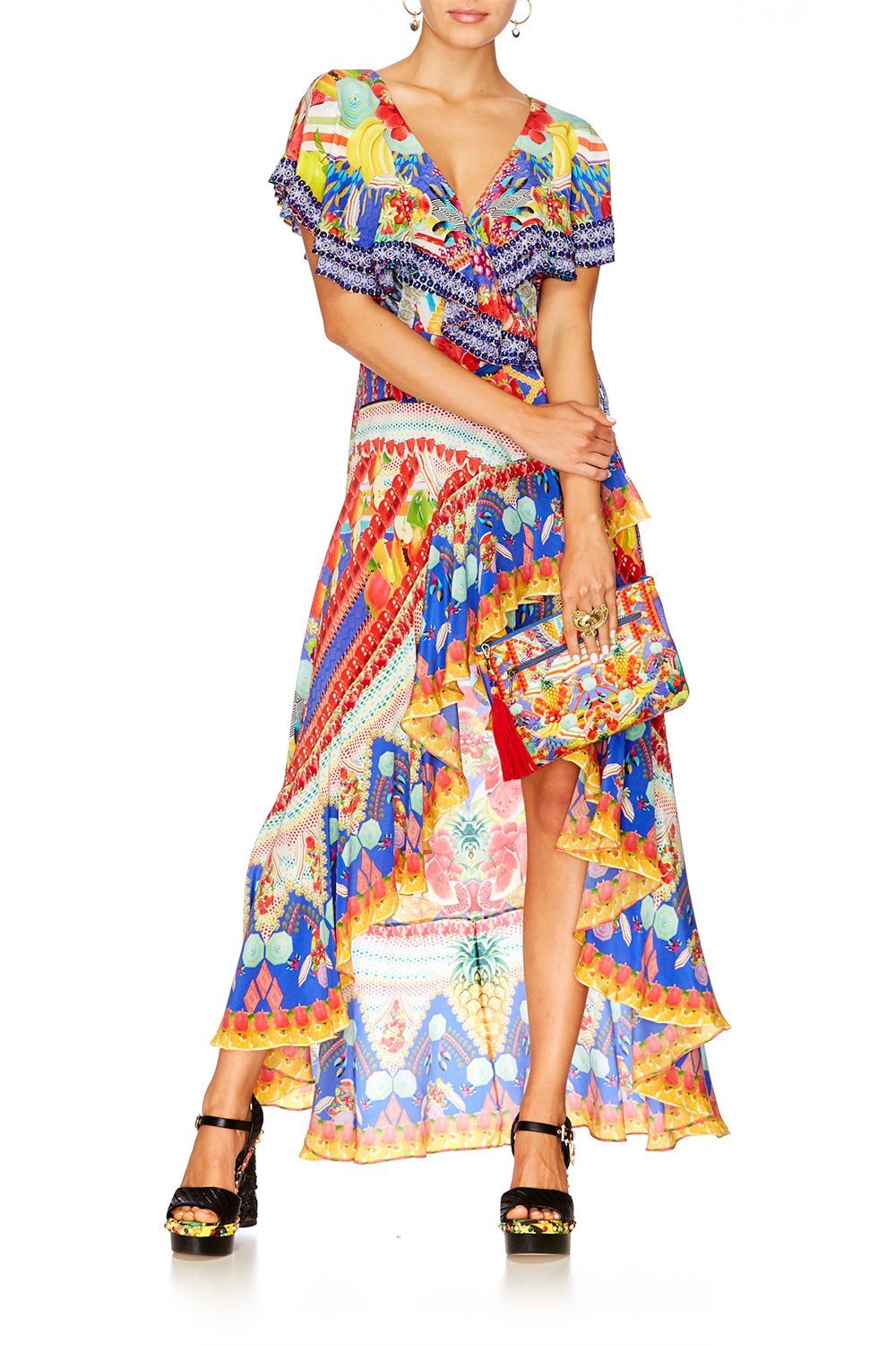 RIO RIOT SMALL CANVAS CLUTCH