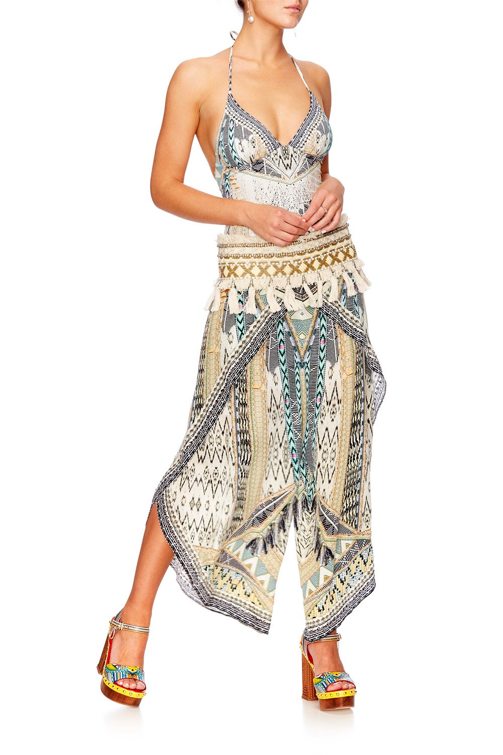 WEAVE ON FULLY EMBELLISHED BELT