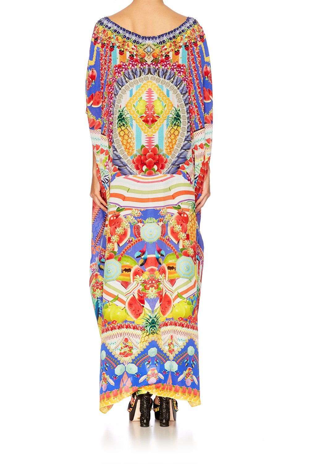 RIO RIOT ROUND NECK KAFTAN