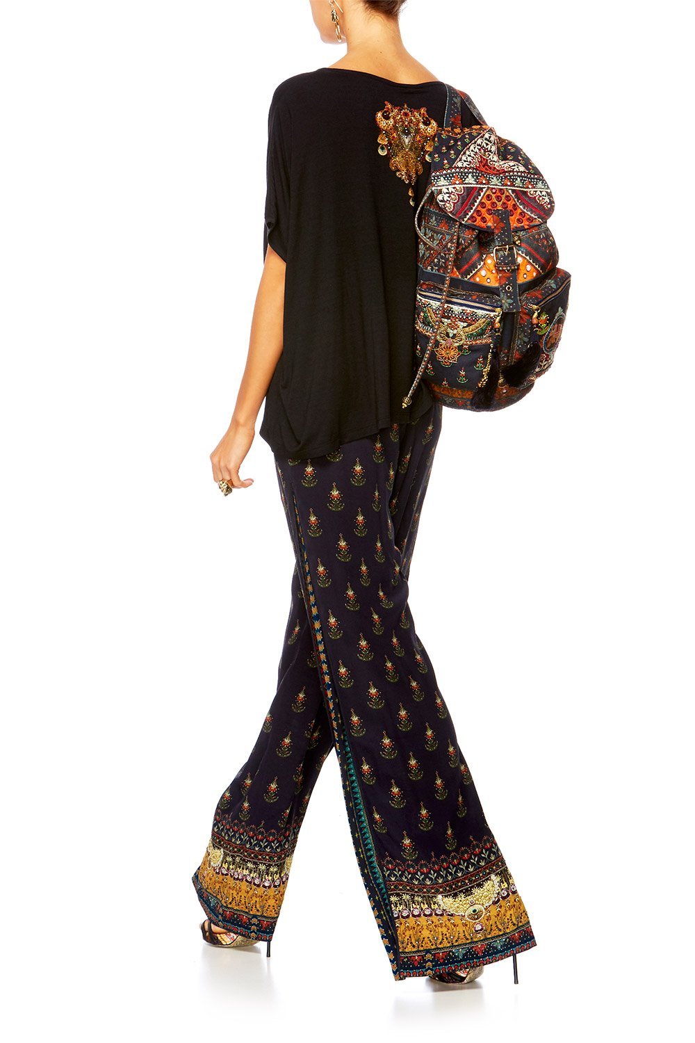 BLISS OF BOHEMIA EMBELLISHED BACKPACK