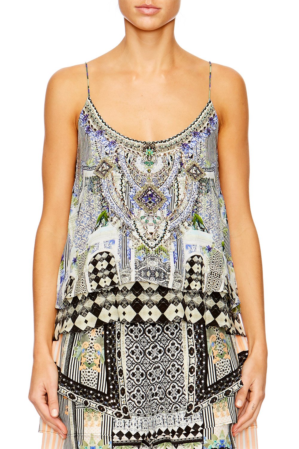 THE SWEET ESCAPE DOUBLE LAYER CAMI TOP