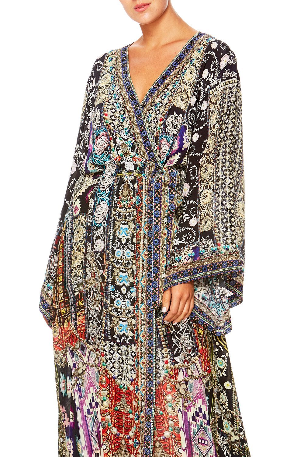 CAMILLA JAGGIS KINGDOM KIMONO WRAP DRESS
