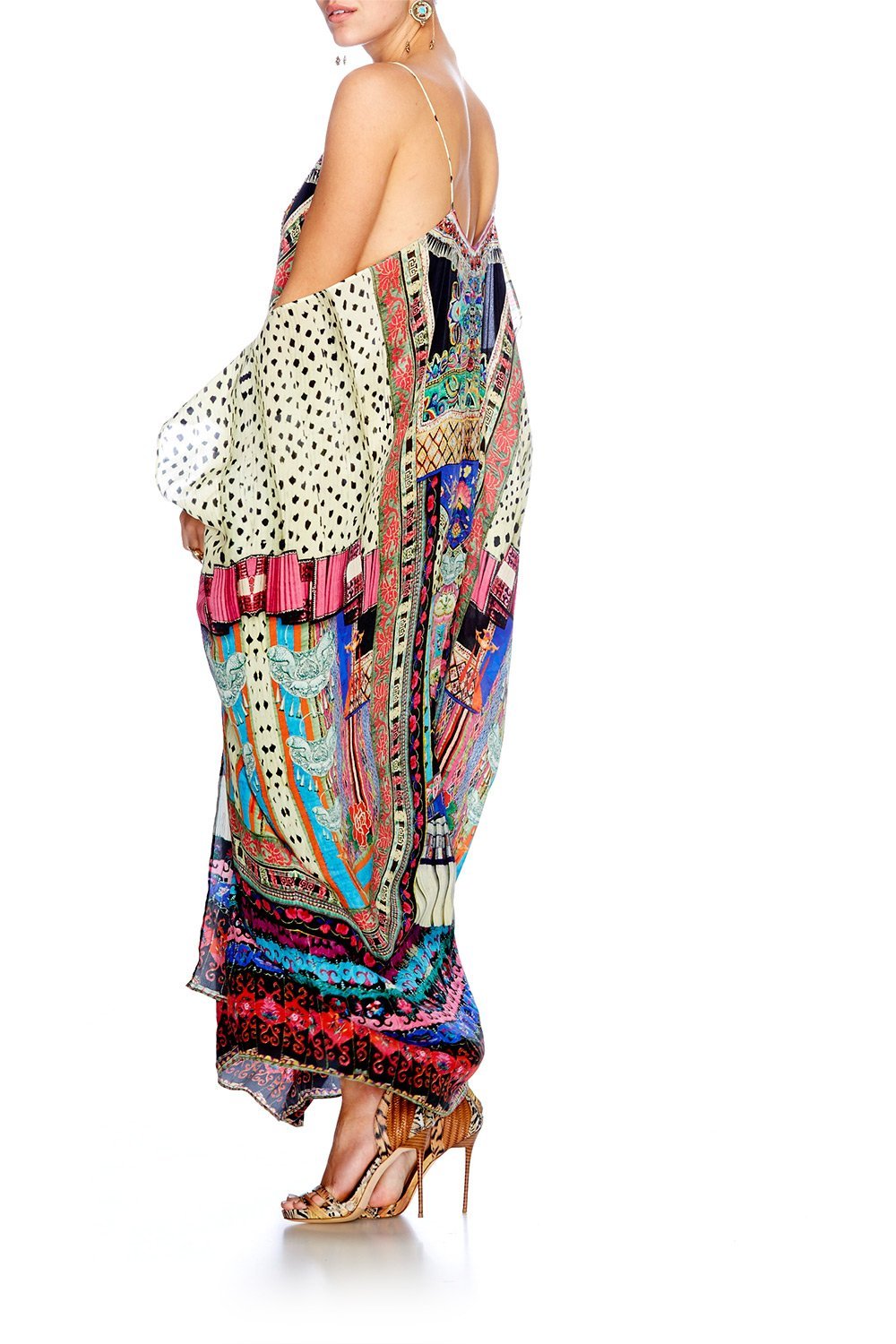 ABOUT A GIRL SHOESTRING STRAP KAFTAN