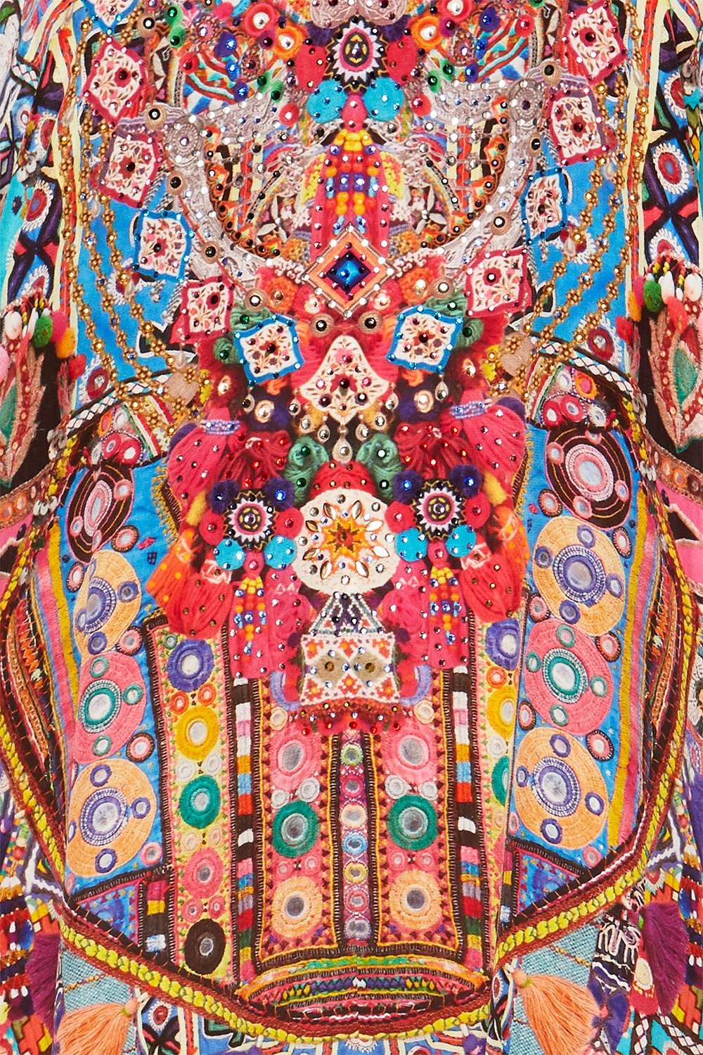 CANVAS OF COLOUR SHOESTRING STRAP KAFTAN