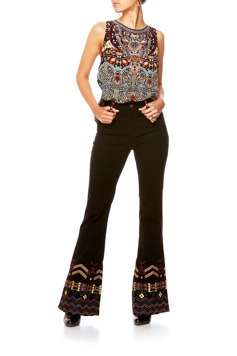 THE PATH HIGH WAISTED FLARED JEAN