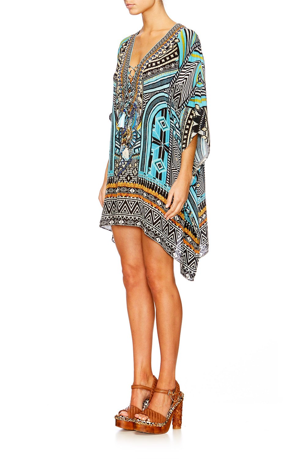 RUNAWAY READY SHORT LACE UP KAFTAN