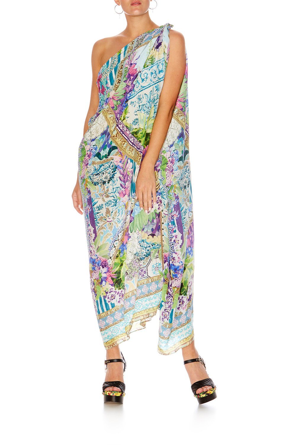 SALVADOR FIELDS FOREVER ROUND NECK KAFTAN