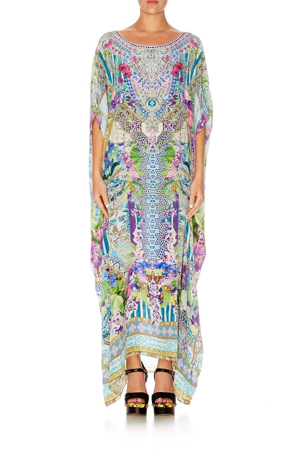 SALVADOR FIELDS FOREVER ROUND NECK KAFTAN