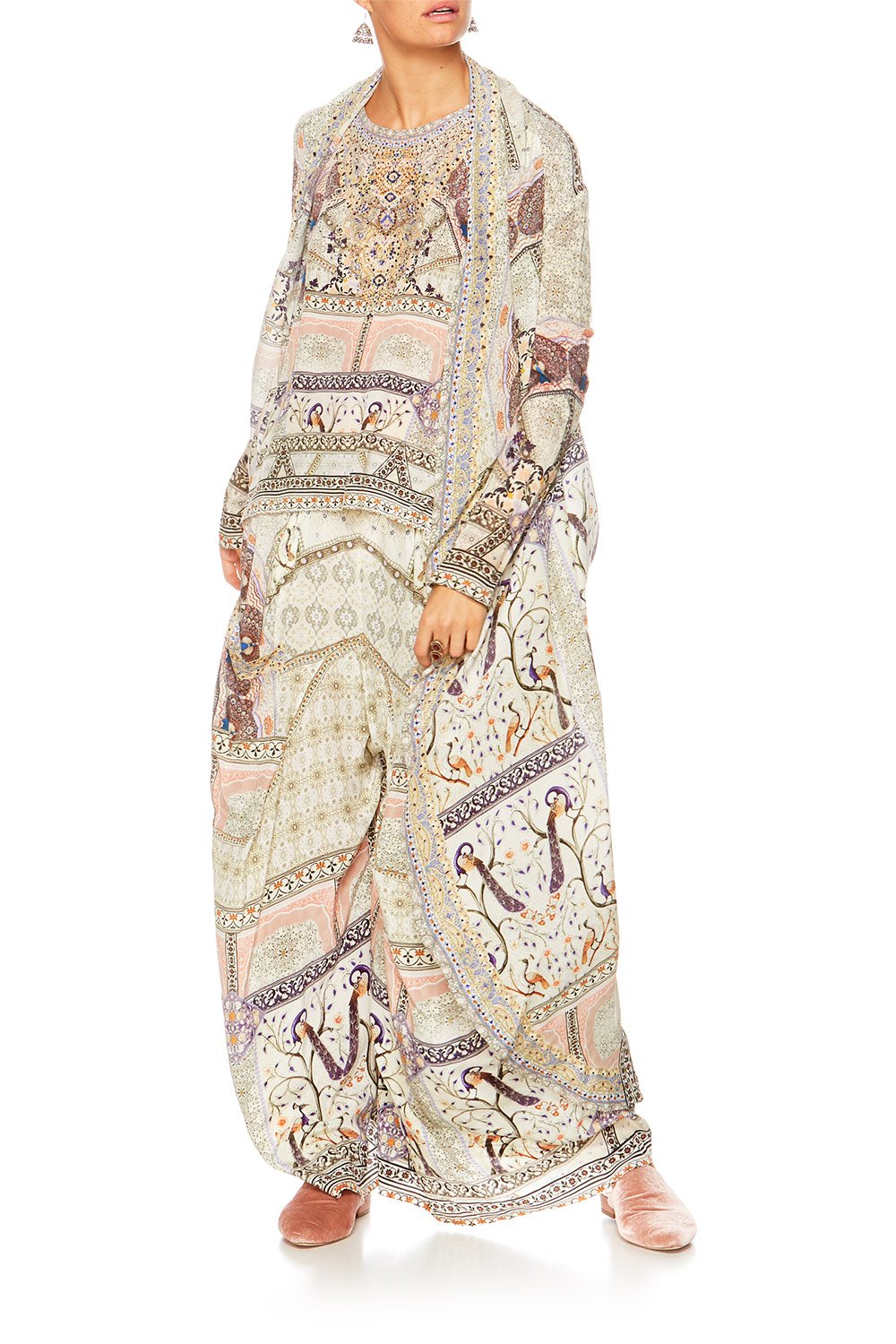 MAMA BAKSHI LONG CASUAL JACKET W POCKETS