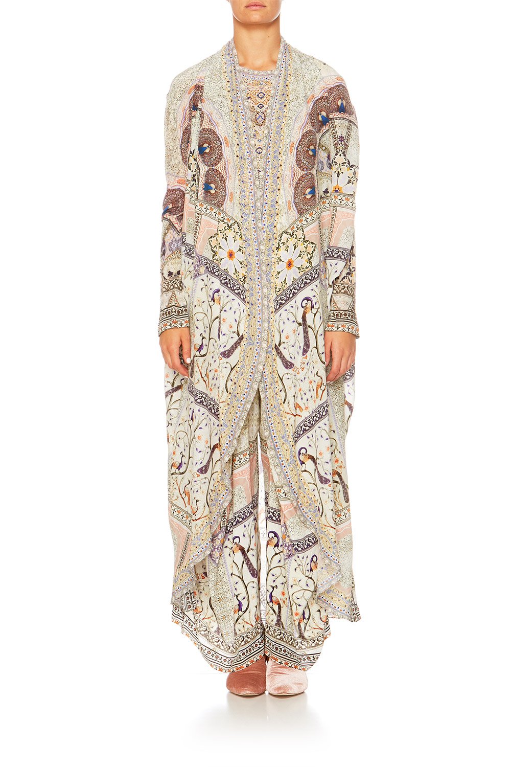 MAMA BAKSHI LONG CASUAL JACKET W POCKETS