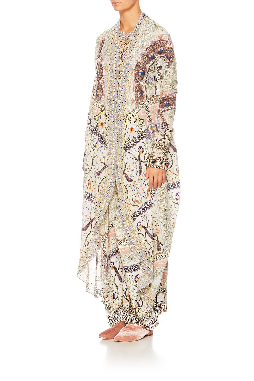 MAMA BAKSHI LONG CASUAL JACKET W POCKETS