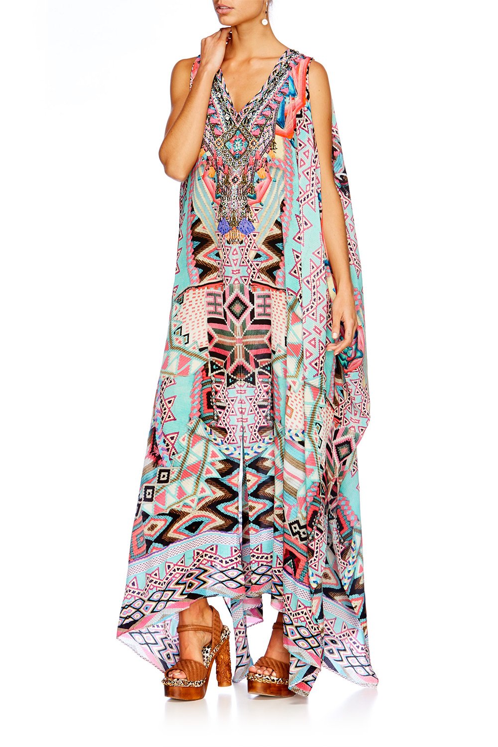 MOCHILLA CHILLER SLIT FRONT & SLEEVE KAFTAN