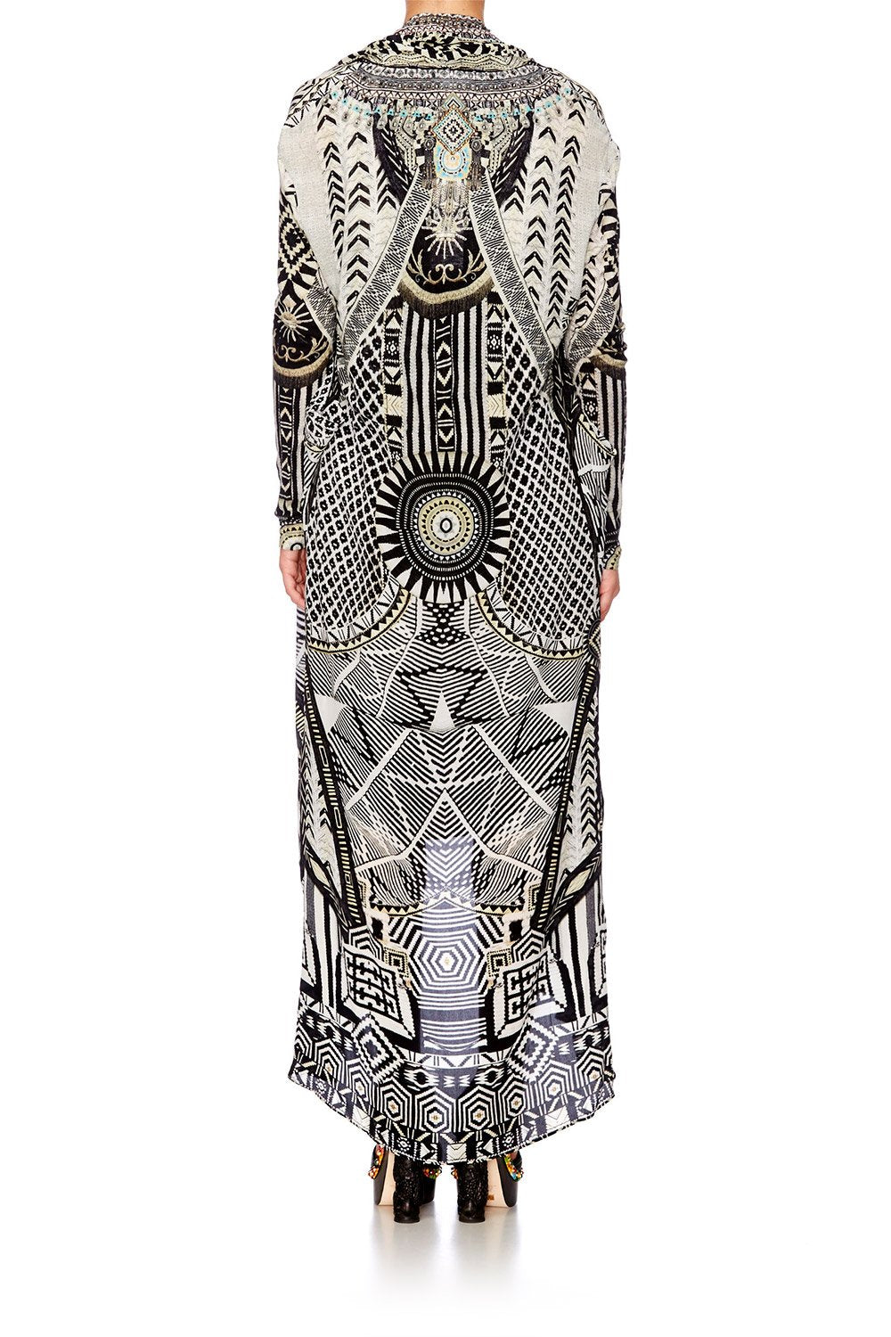 HANGING AROUND LONG CASUAL JACKET W POCKETS