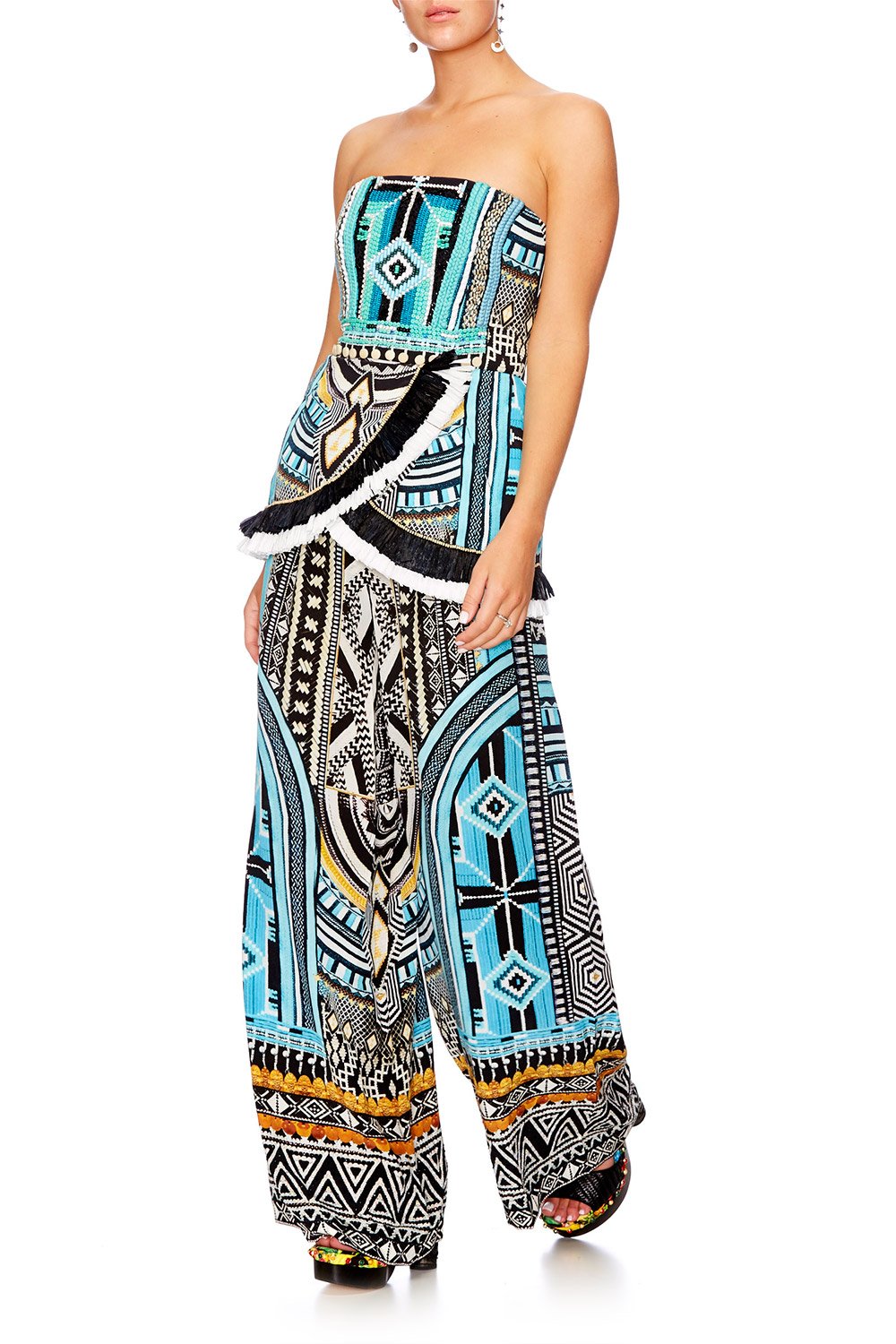 RUNAWAY READY LOUNGE TROUSER W TIE WAIST