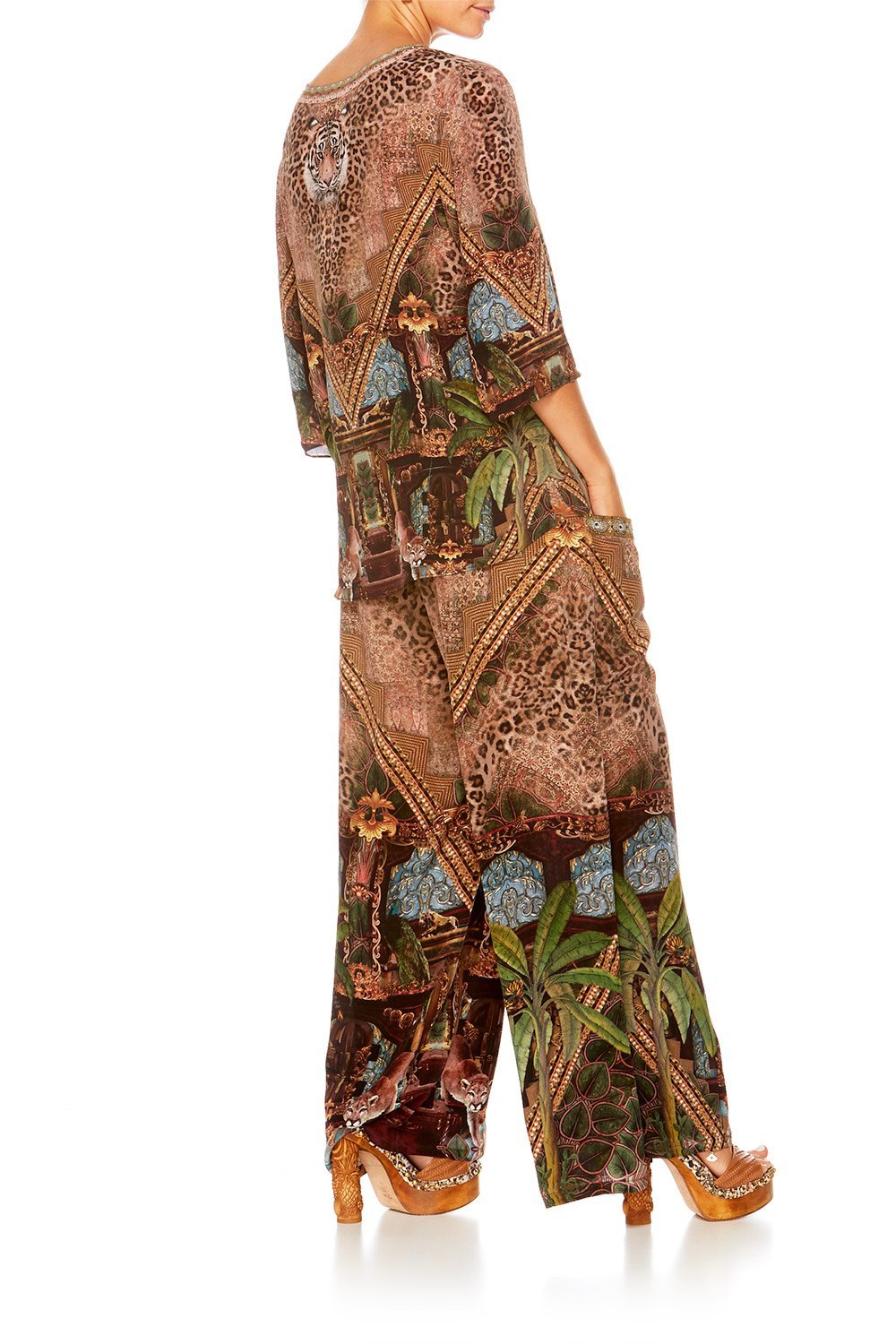 THE GYPSY LOUNGE WIDE LEG TROUSER W POCKETS