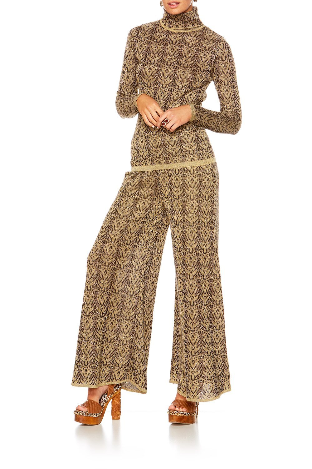 THE GYPSY LOUNGE KNITTED LONG SLEEVE SKIVVY