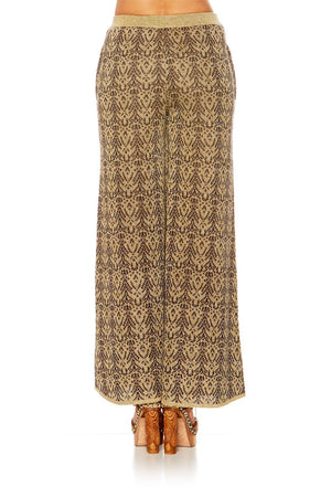 THE GYPSY LOUNGE FLARED KNIT TROUSER