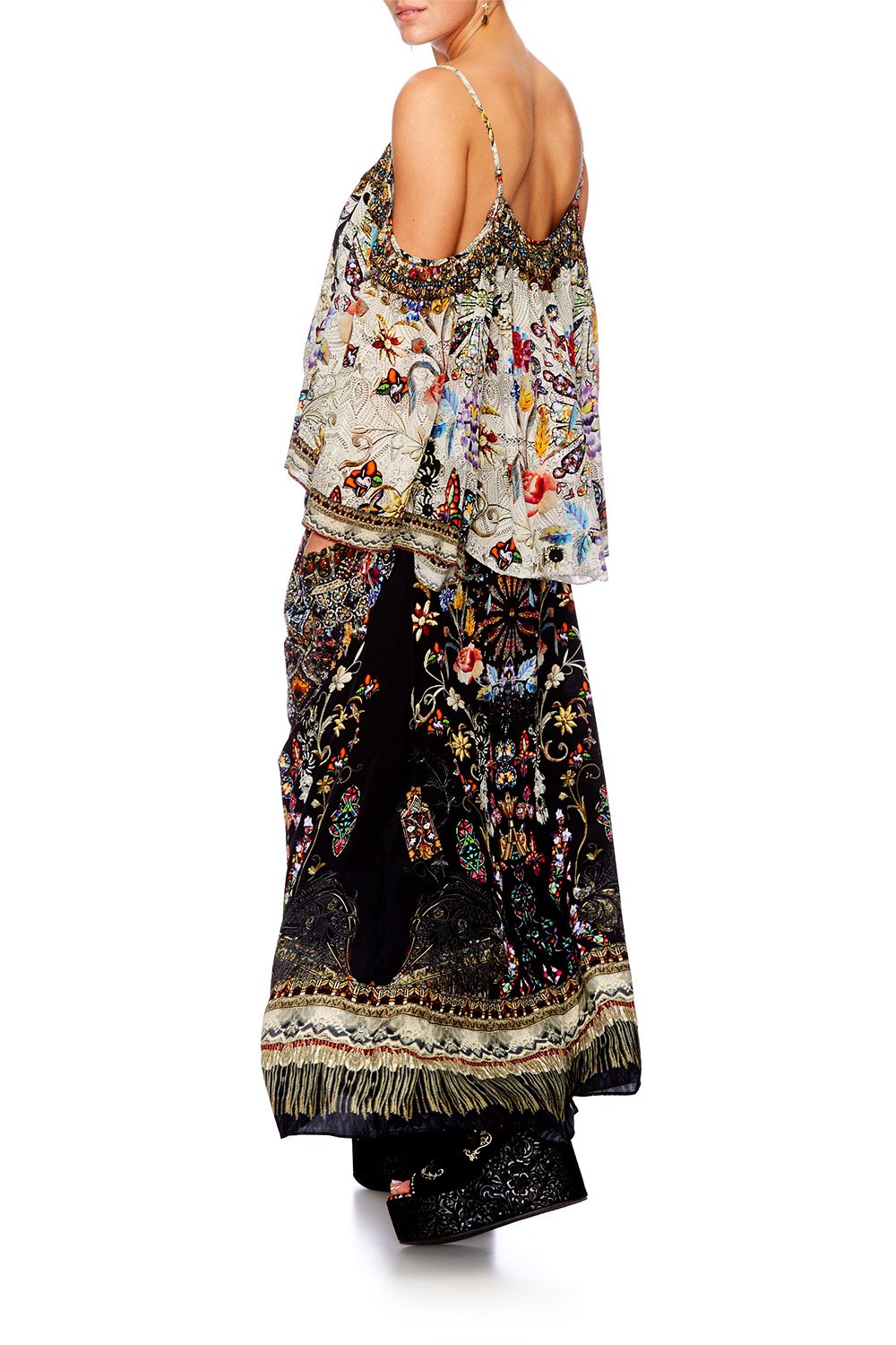 RAISE YOUR GLASS LONG SLEEVE DROP SHOULDER TOP