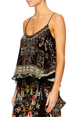 DANCING IN THE DARK DOUBLE LAYER CAMI TOP