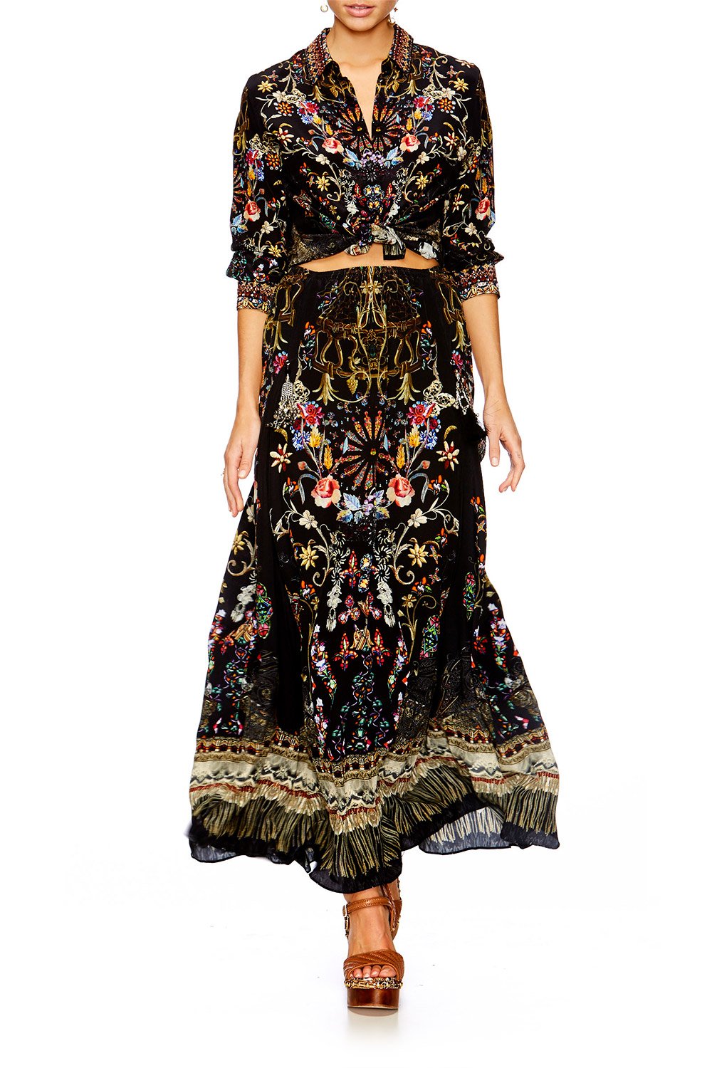 DANCING IN THE DARK SLIM FIT LONG SLEEVE SHIRT