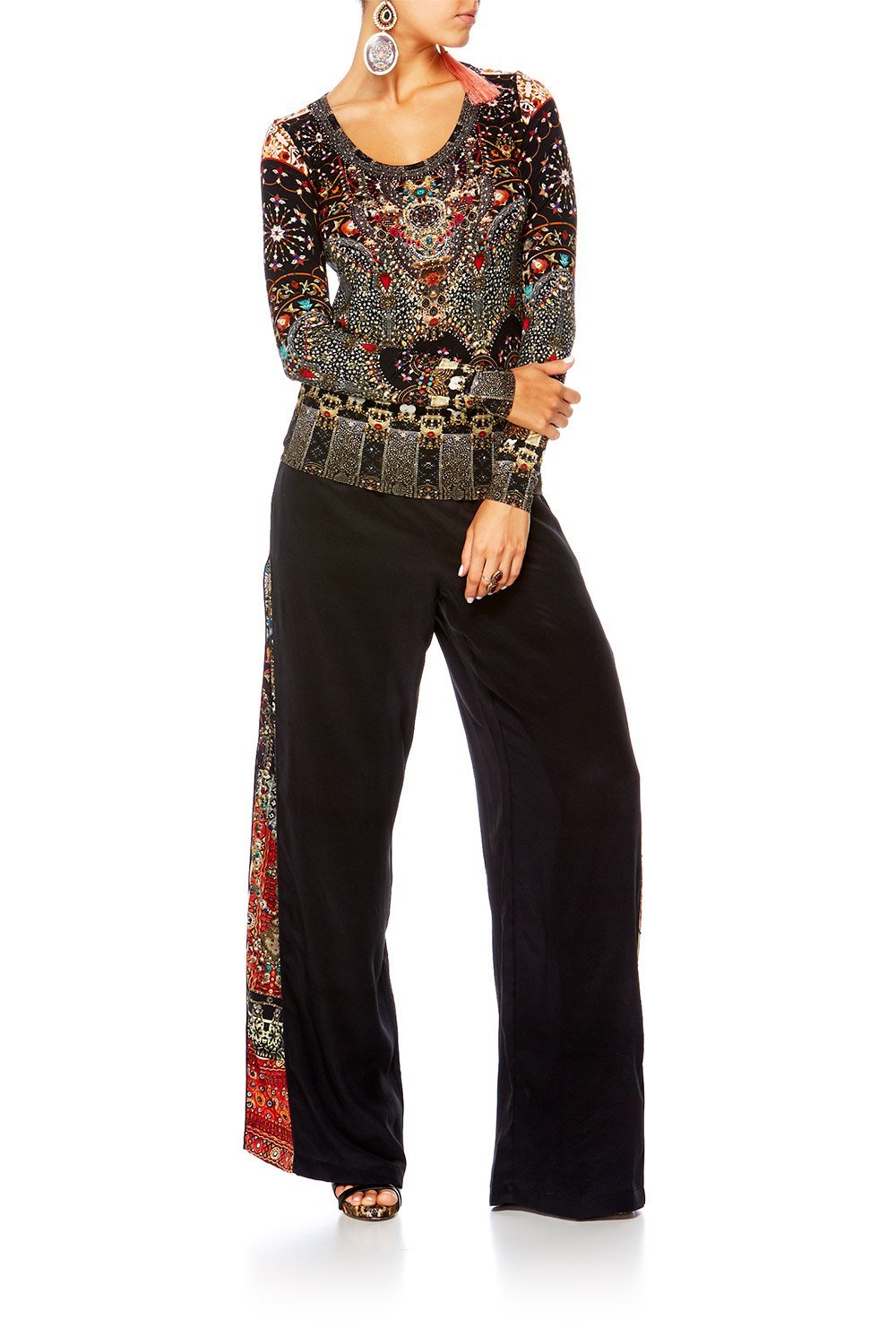 CAMILLA JAGGIS KINGDOM PANTS W SIDE SPLIT