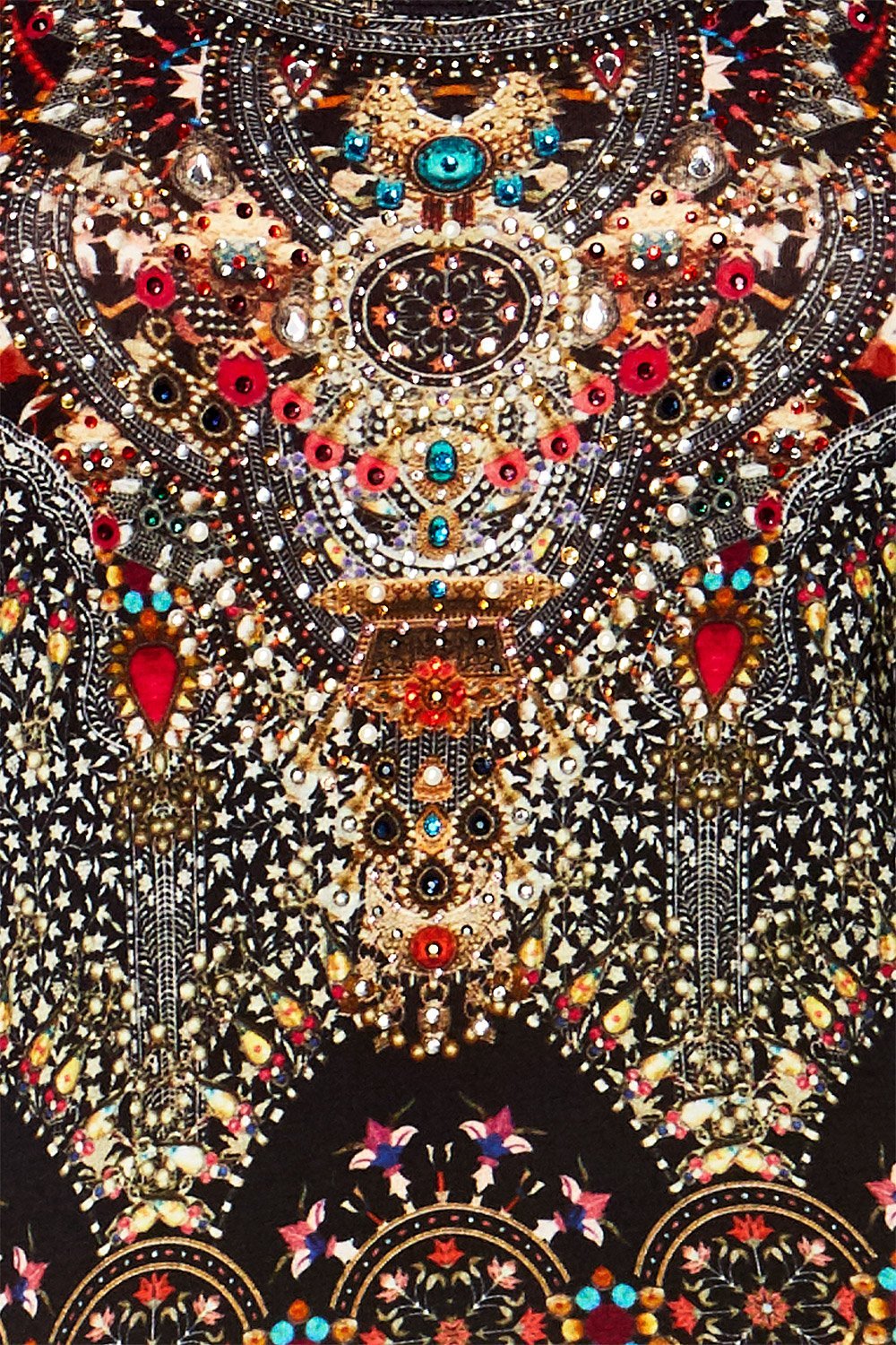 CHAMBER OF REFLECTIONS LONG SLEEVE FITTED TOP