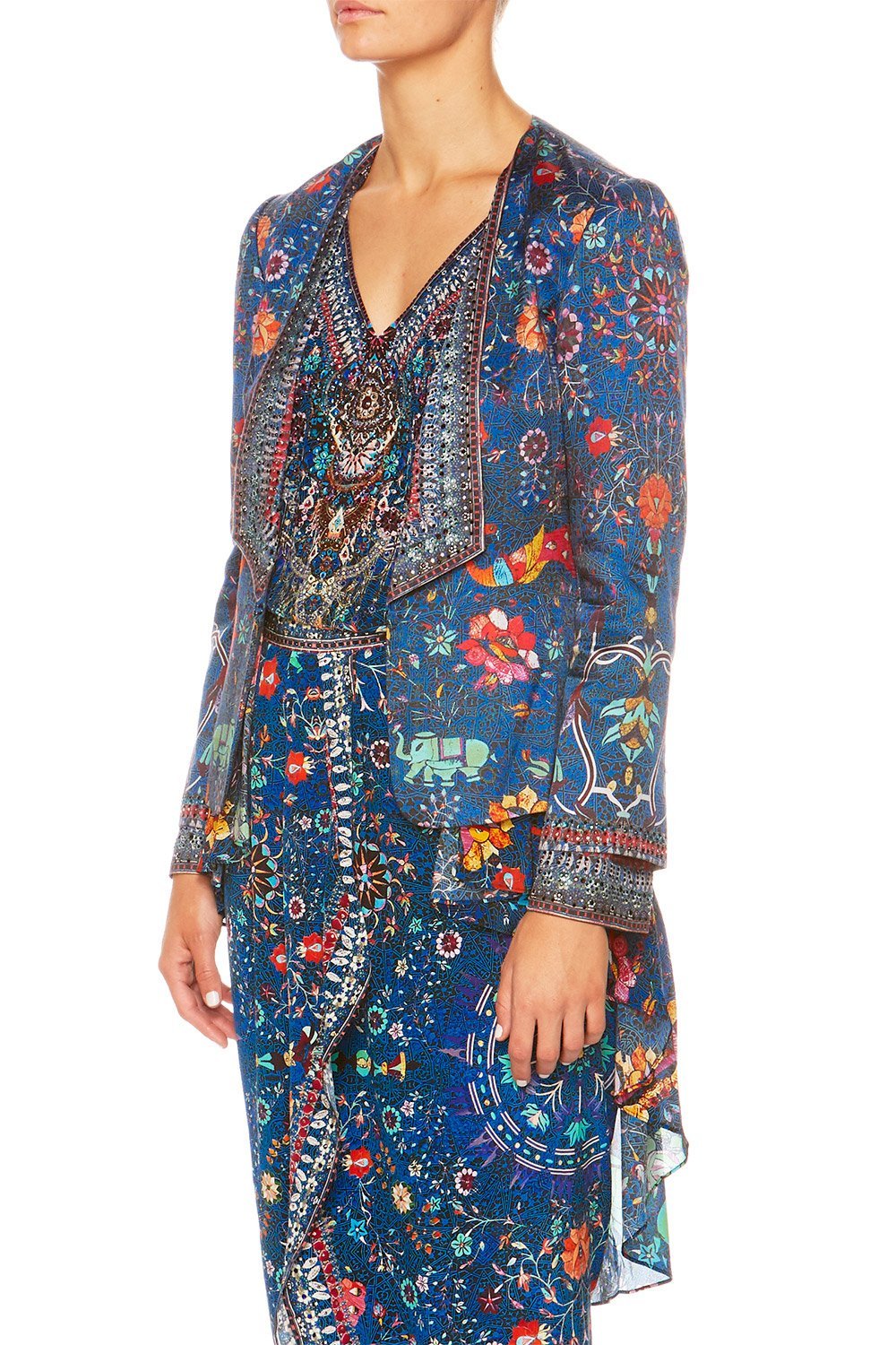 KINDNESS KALEIDOSCOPE DETACHABLE LAYERED JACKET