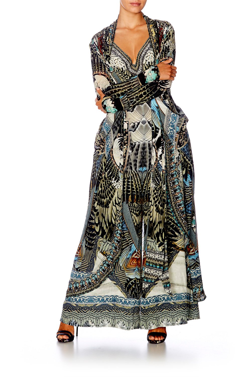 GIRL ON THE WING LONG CASUAL JACKET