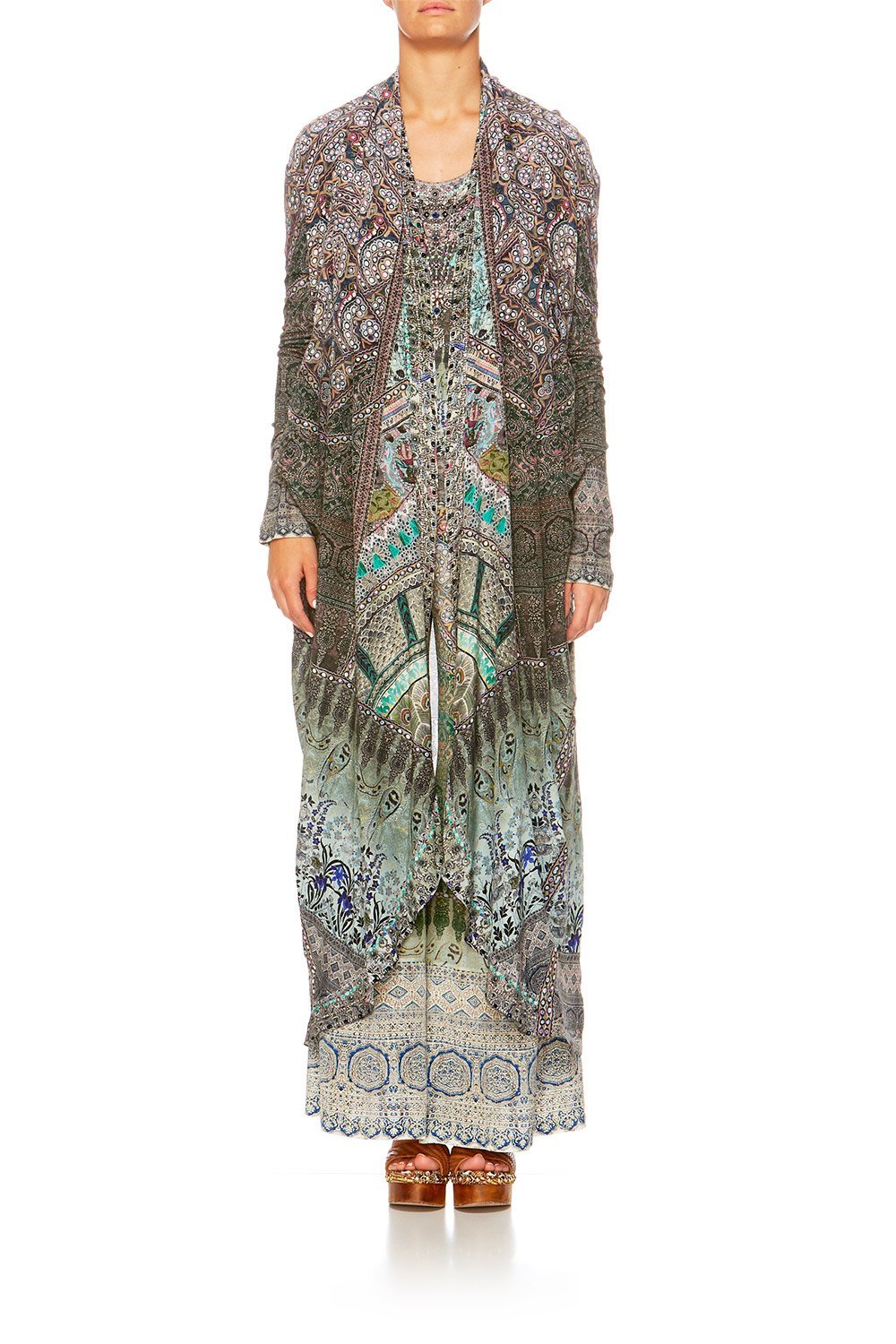 MAMAS HOME LONG CASUAL JACKET W POCKETS