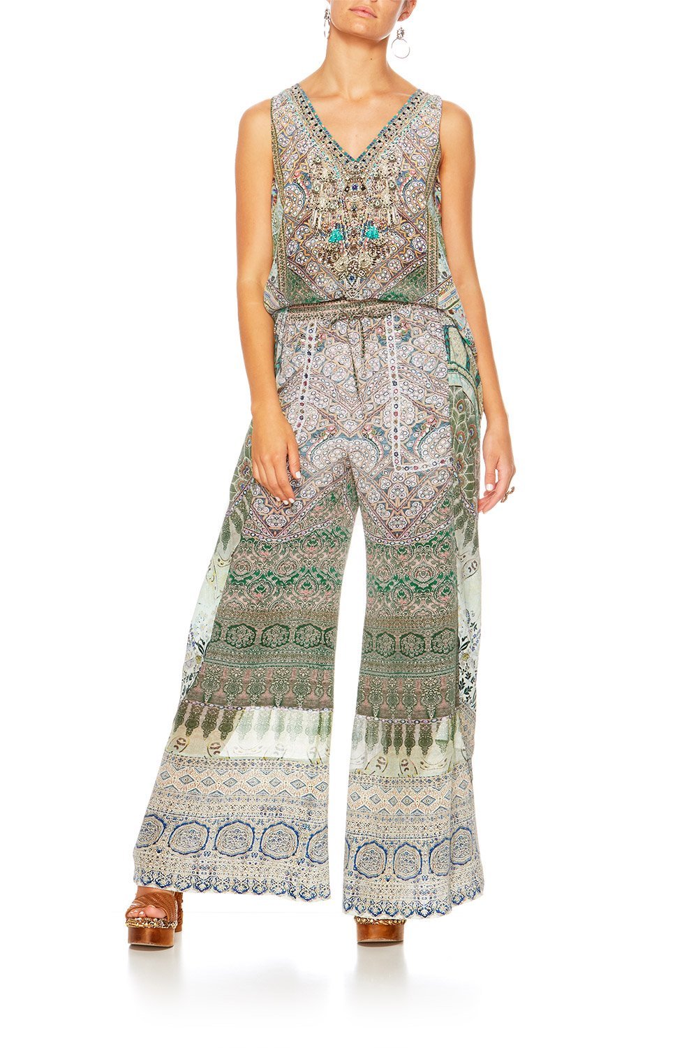 MAMAS HOME HIGH LOW CROSS OVERLAY TOP