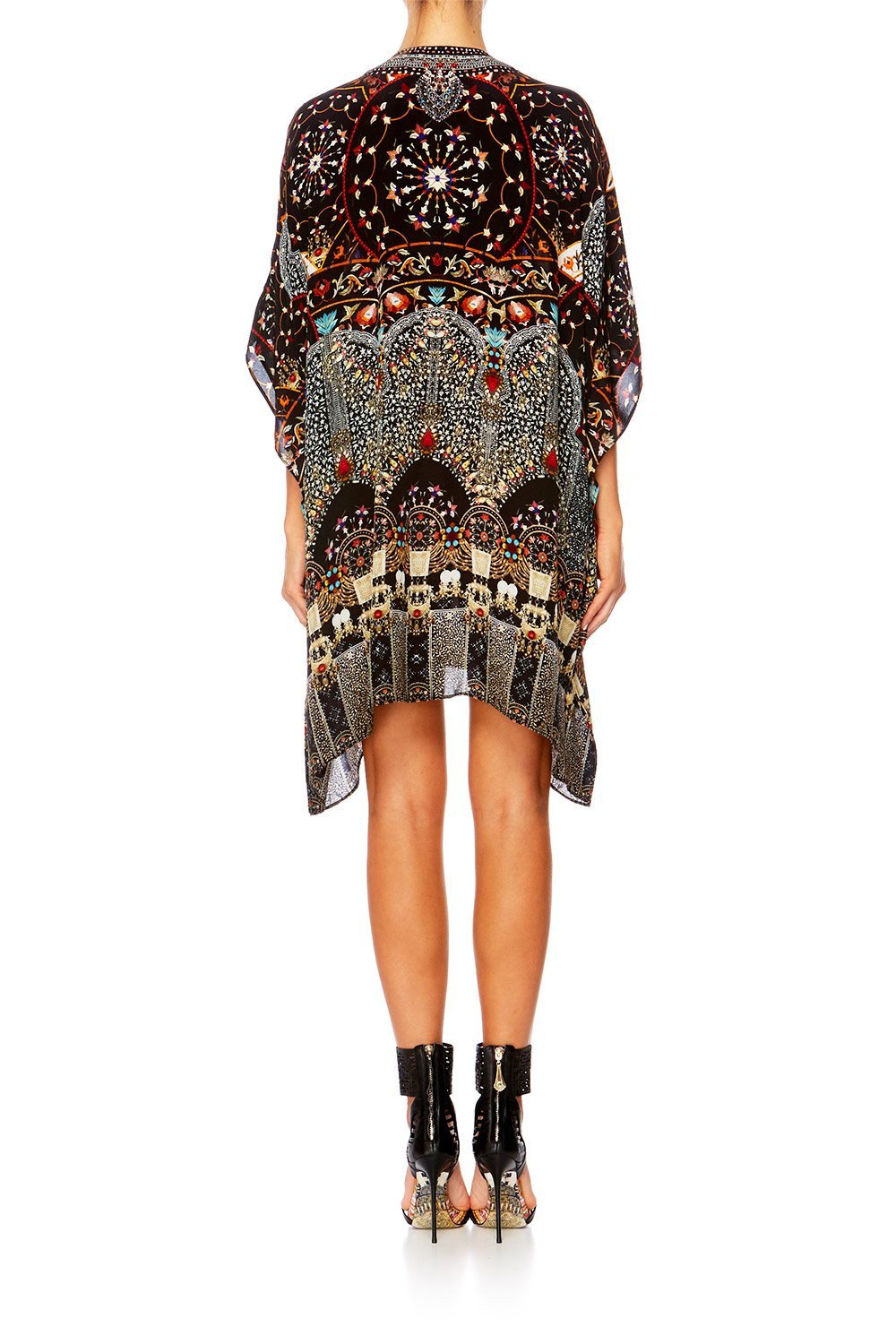 CHAMBER OF REFLECTIONS SHORT LACE UP KAFTAN