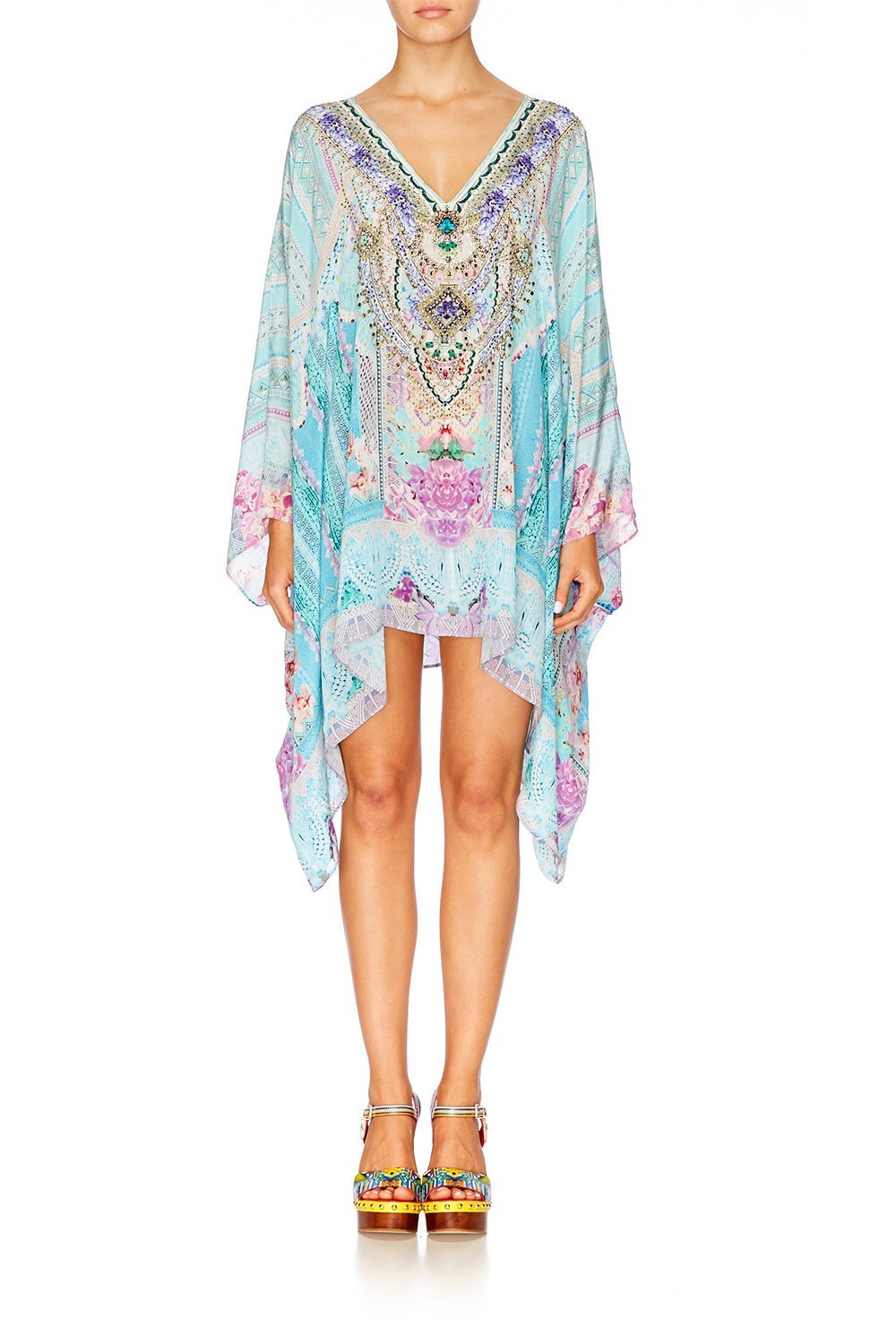 GARDEN STATE SPLIT SHOULDER SHORT KAFTAN
