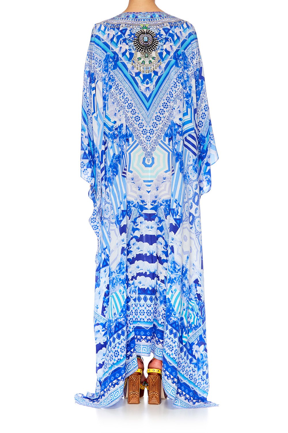 THROWING SHADE SLIT FRONT & SLEEVE KAFTAN