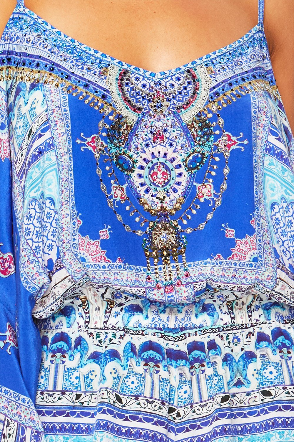 STRENGTH IN RAYS DROP SHOULDER PLAYSUIT