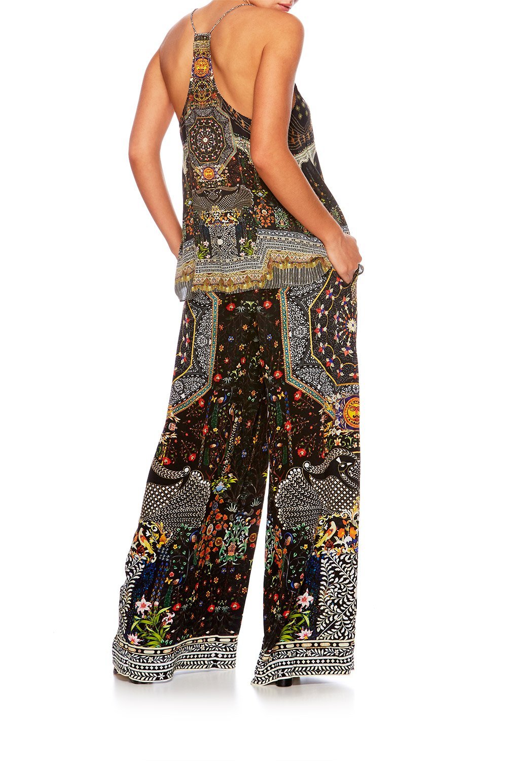 BEHIND CLOSED DOORS T-BACK SHOESTRING TOP