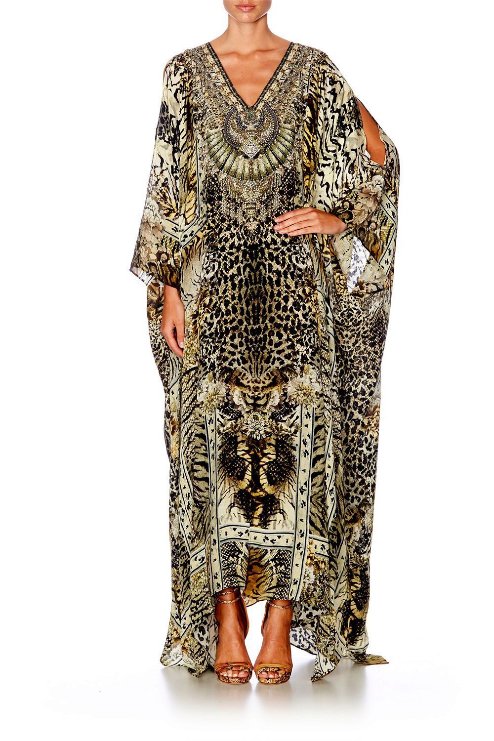 SPIRIT ANIMAL SPLIT FRONT & SLEEVE KAFTAN